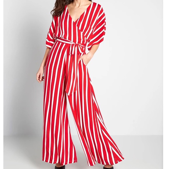 Modcloth Pants - NWT ModCloth x Collectif Set Sail Wide-leg Jumpsuit